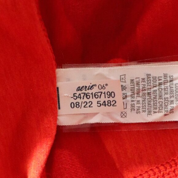 OFFLINE by Aerie The Hugger Women's M Orange High Rise Stretch Pocket Leggings - Picture 14 of 14